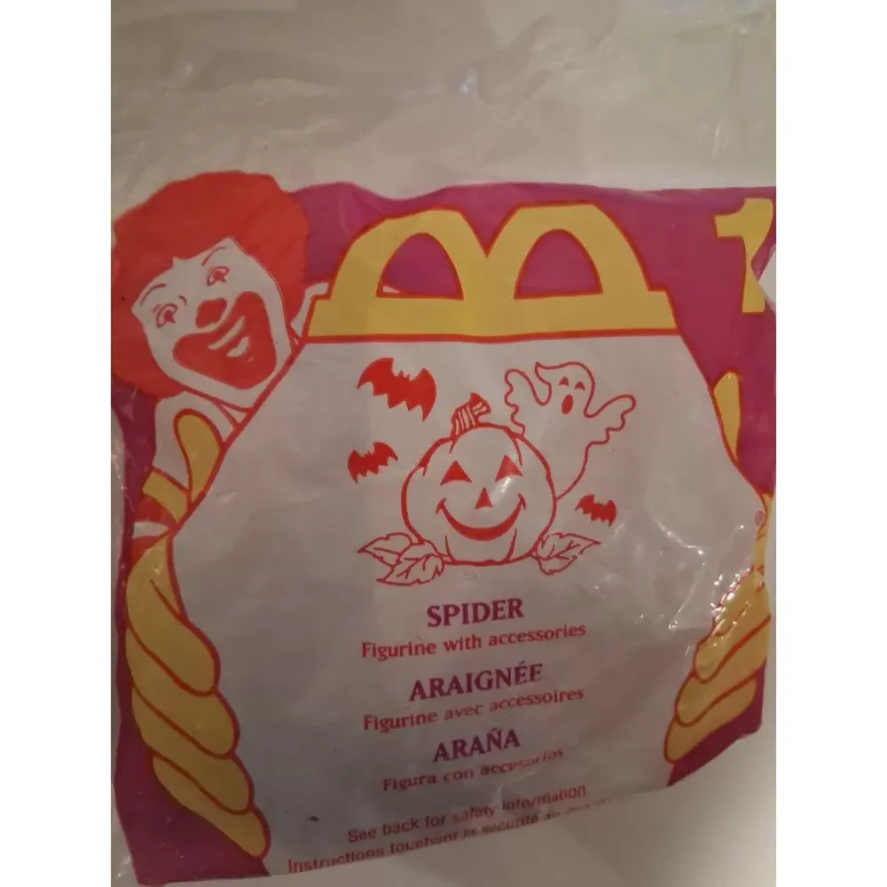Vintage 1990s McDonalds Happy Meal Toys Sealed Lot of 9 Flintstones Halloween